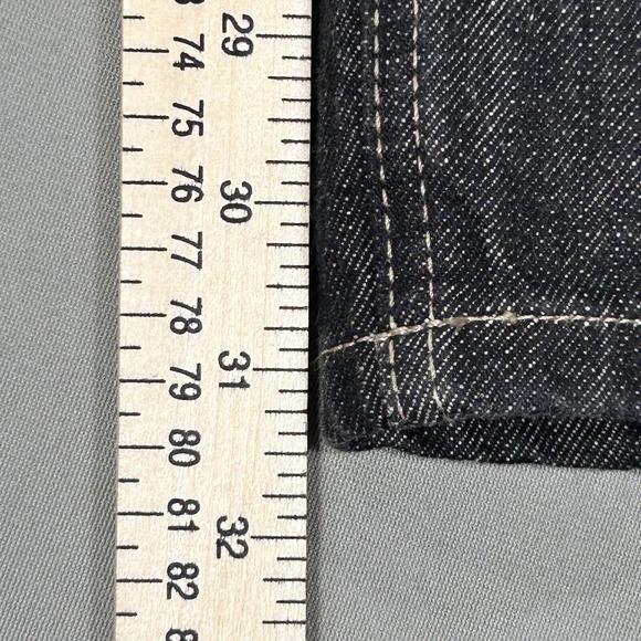 Vintage Tommy Hilfiger Jeans Women’s 4 Black 100% Cotton Y2K Boyfriend Low Rise - Picture 8 of 16